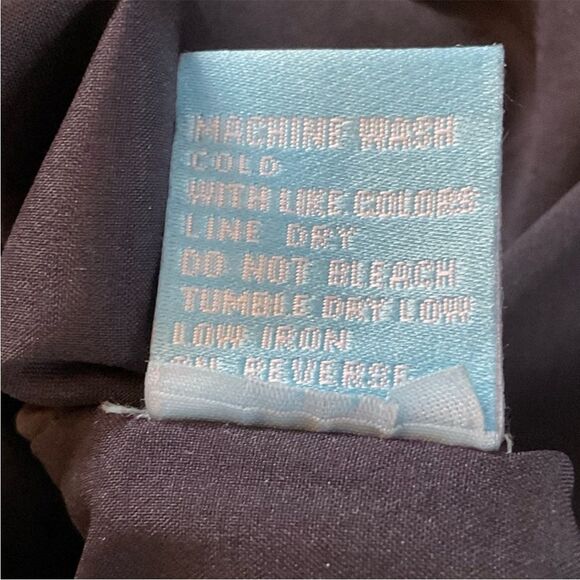 J. McLaughlin Mattie Dress NWT Navy Blue Solid Ribbon Trim Size 6 - Picture 9 of 13